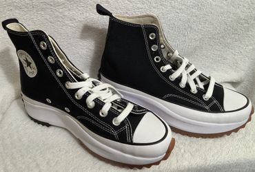 Converse Run Star Hike Platform Sneaker - Black / White / Gum