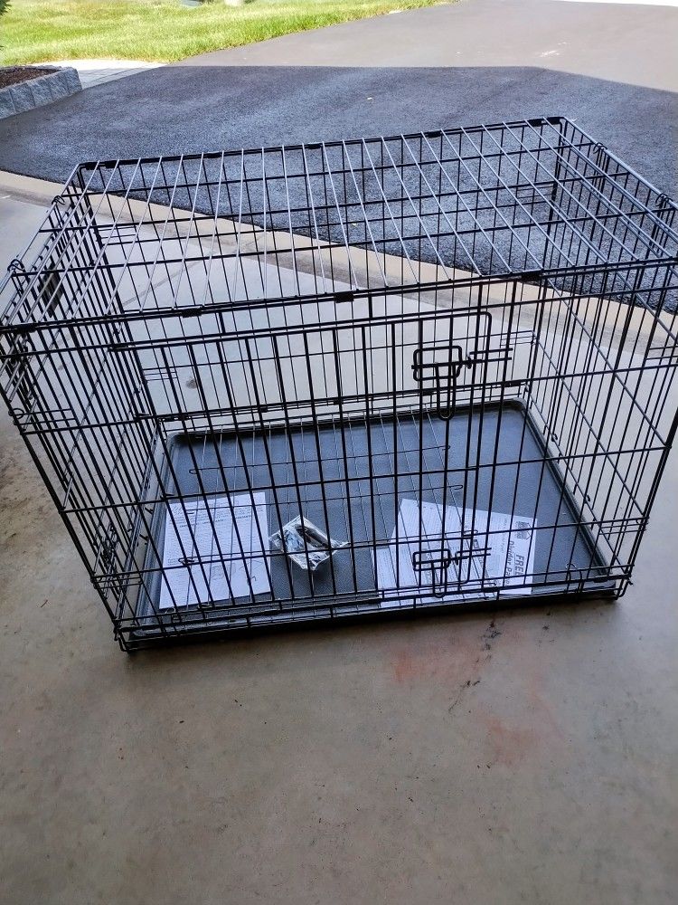 Dog Crate, With Pad & Cover