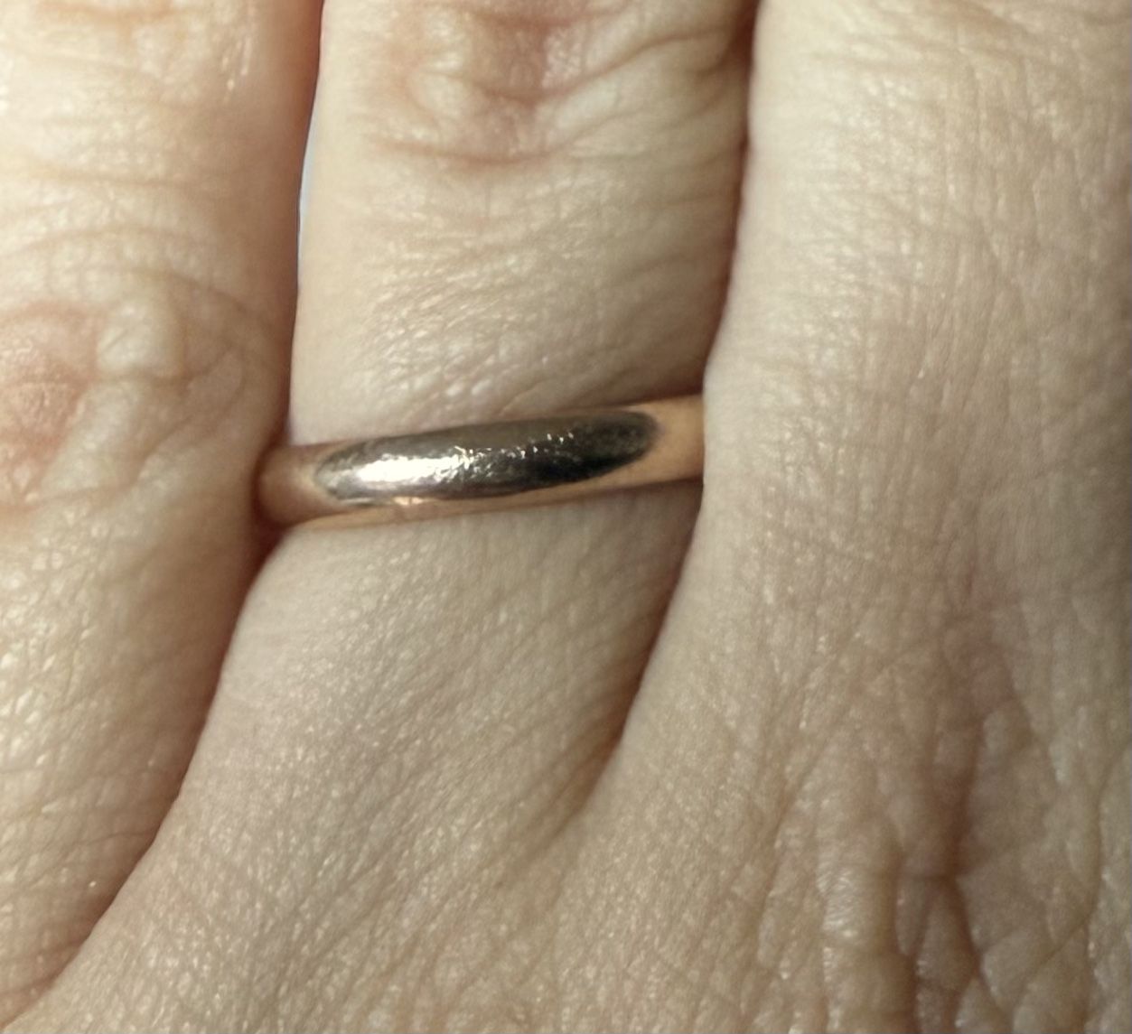 Rosegold Wedding Band