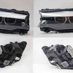 OEM 2017-2020 BMW 5 Series G30 G31 530i 540i M5 F90 AFS LED Xenon Headlights L+R