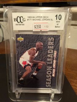 1993-94 Upper Deck Michael Jordan #171 Season Leaders BCCG 10