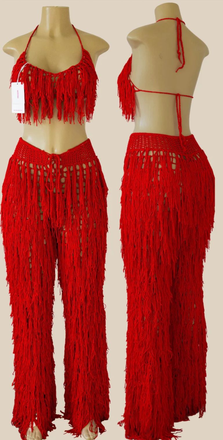 2 Piece Fringe Set - 3x