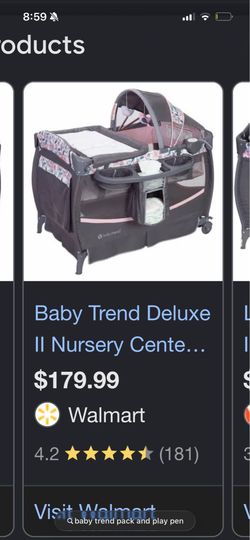 Pack and play baby trend