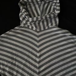 White And Gray Striped Shirt