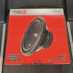 Cerwin Vega 12 Inch Subwoofer 1000 Watts Max 500 RMS