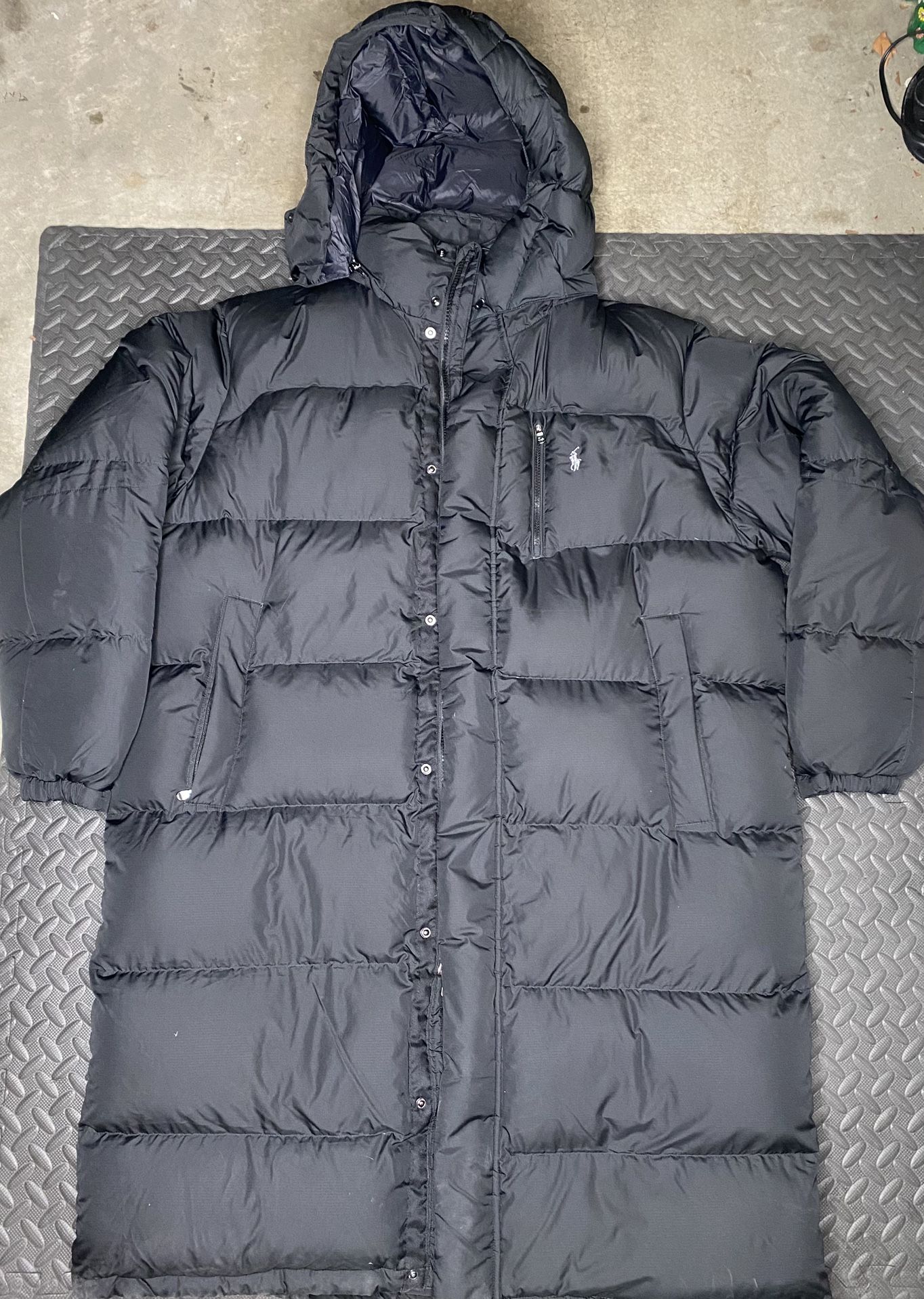 Polo Ralph Lauren Ripstop Down Fill Long Parka Men's Size XL Puffer Coat Jacket