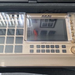 Special Edition Gold Akai Mpc Live 2. With Deck saver And Carry