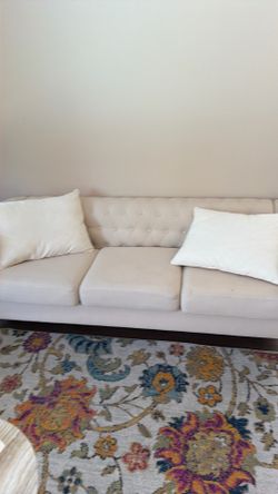 White couch