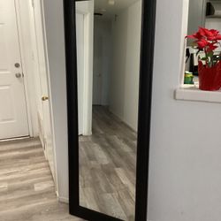 Wood frame Tall Mirror