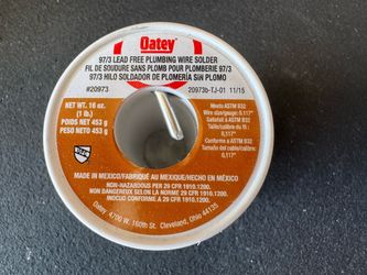 Oatey solder $40 NEW