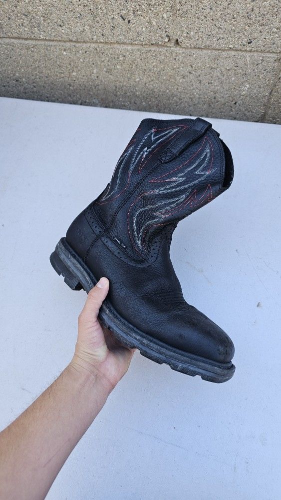 Size 11.5 Ariat Work Boots Steel Toe