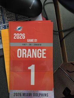 Dolphins vs FALCONS Orange Parking tonight