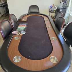 Poker Table Set