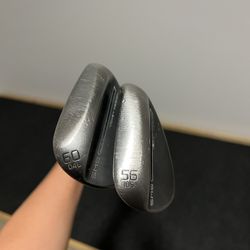 Titleist Vokey SM9 Jet Black Wedge Set 56/10 S Grind, 60/04 L Grind