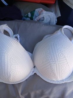 Cacique White Lace Bra - 42DDD