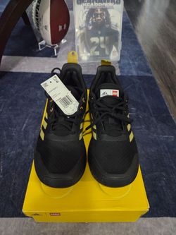 ​👟 LEGO x Adidas Sport J 'Black / Gold' Sz 6.5M/8W