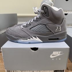 Nike Air Jordan 5 Wolf Grey Size 9