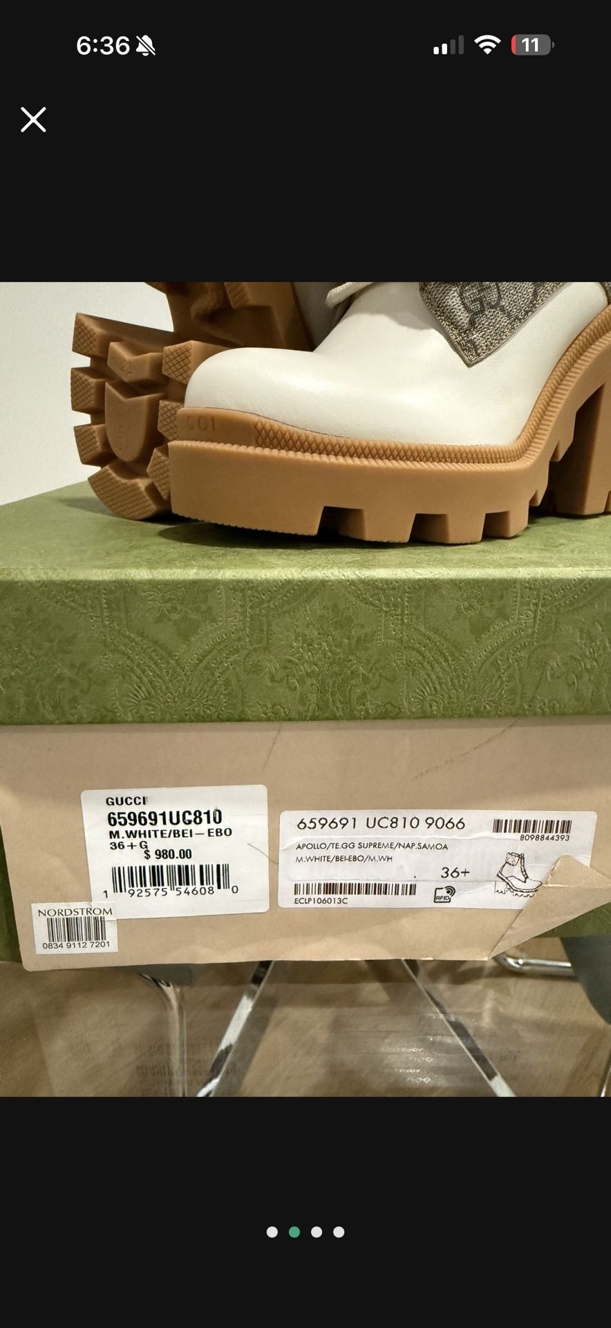 Authentic Gucci Boots