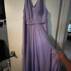Lavender Fiesta Fashion Prom Dress