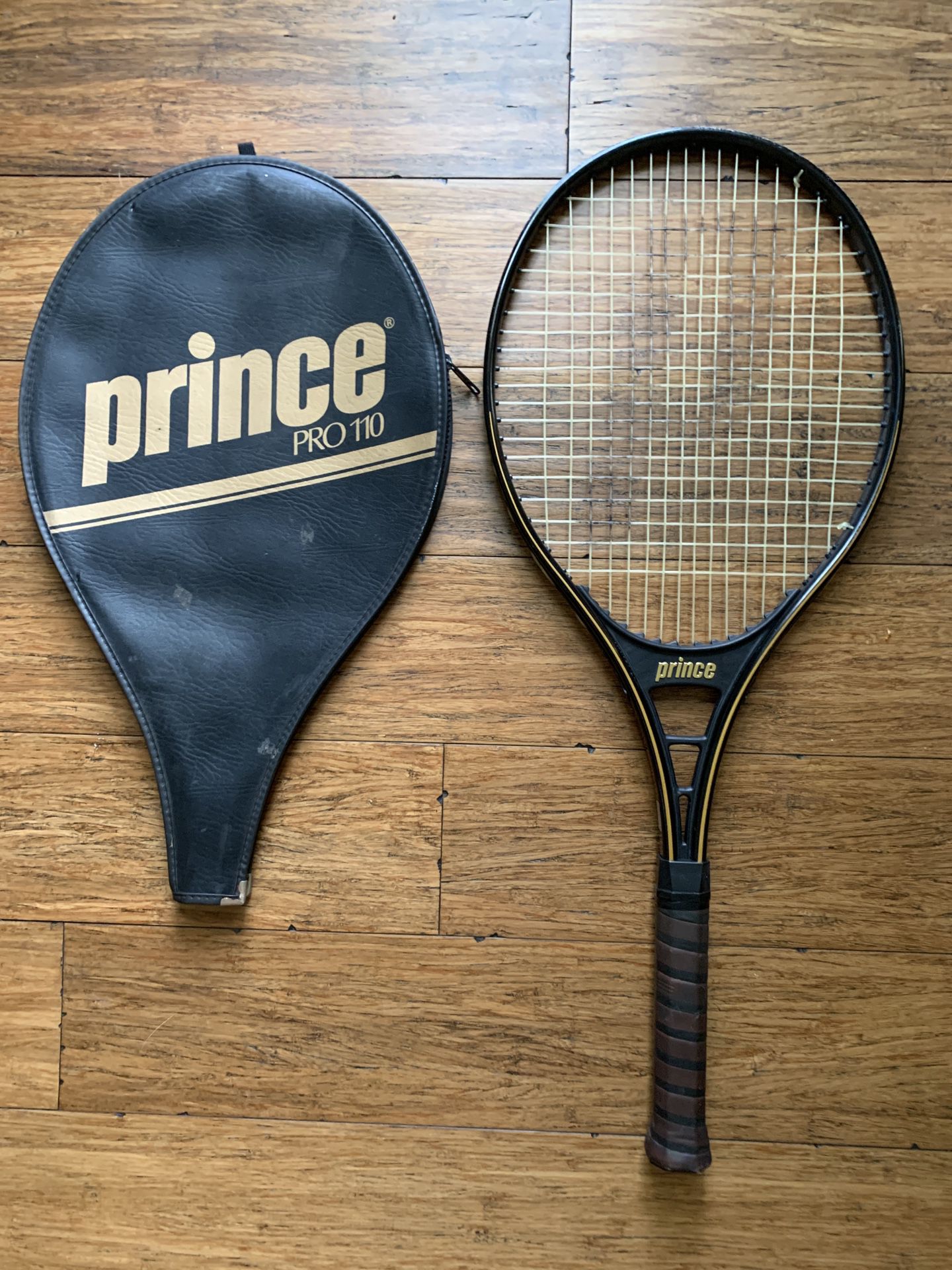 Prince pro 110 tennis racket with cover