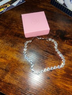 Silver heart necklace