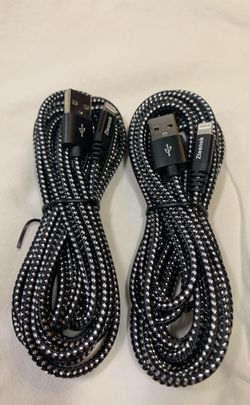 Lightning cable chargers 10ft (2 pack)