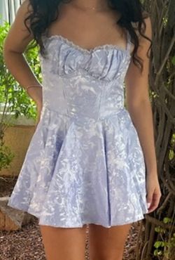 Lilac Purple Elegant Dress