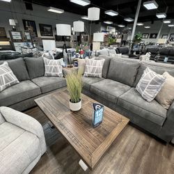 2 pc Sofa & Love Seat