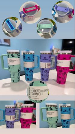 Vasos y cositas de Stitch  Nuevos