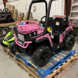 Pink Utv Power Wheel 24volt