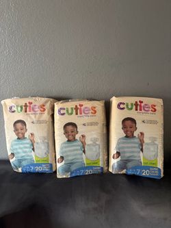 Diapers size 7 all 3 packs for $21.00 firm No delivery or shipping cash only all sales are final located in Hesperia CA not selling individually