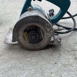 12 4-3/8 Mansory Saw with 4 Inch  Diamond Blade