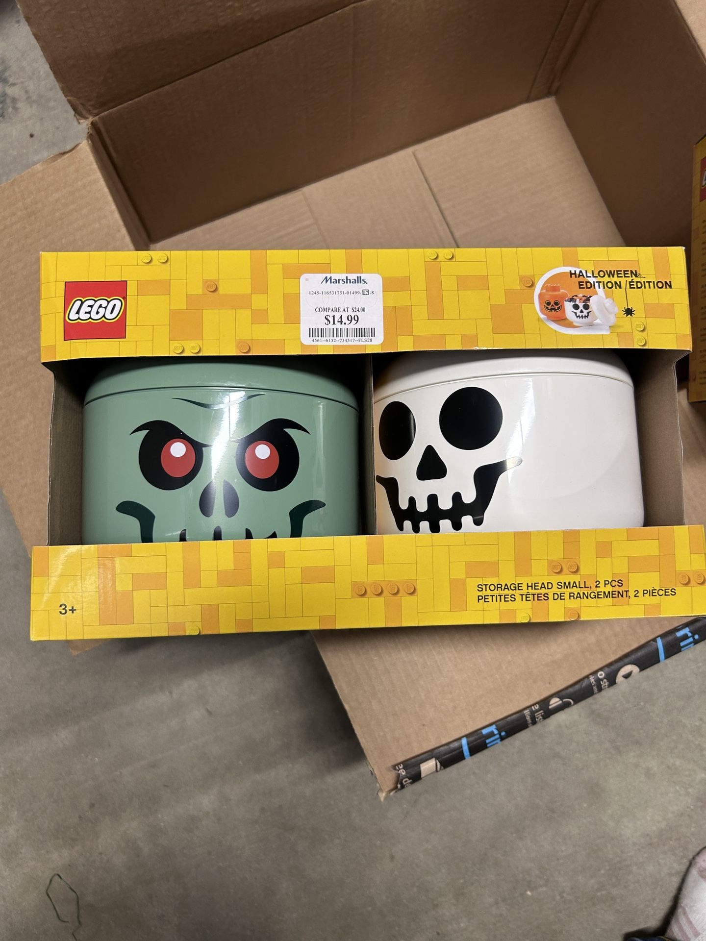 LEGO Storage heads Small, Halloween Edition