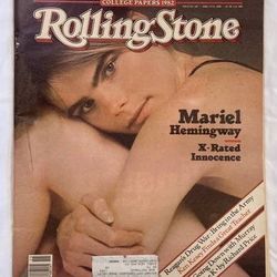 Rolling Stone Magazine April 15 1982 Issue 367 Mariel Hemingway cover