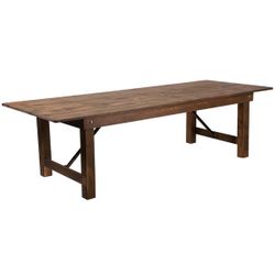 9’ x 40” Solid Wood Farm Tables