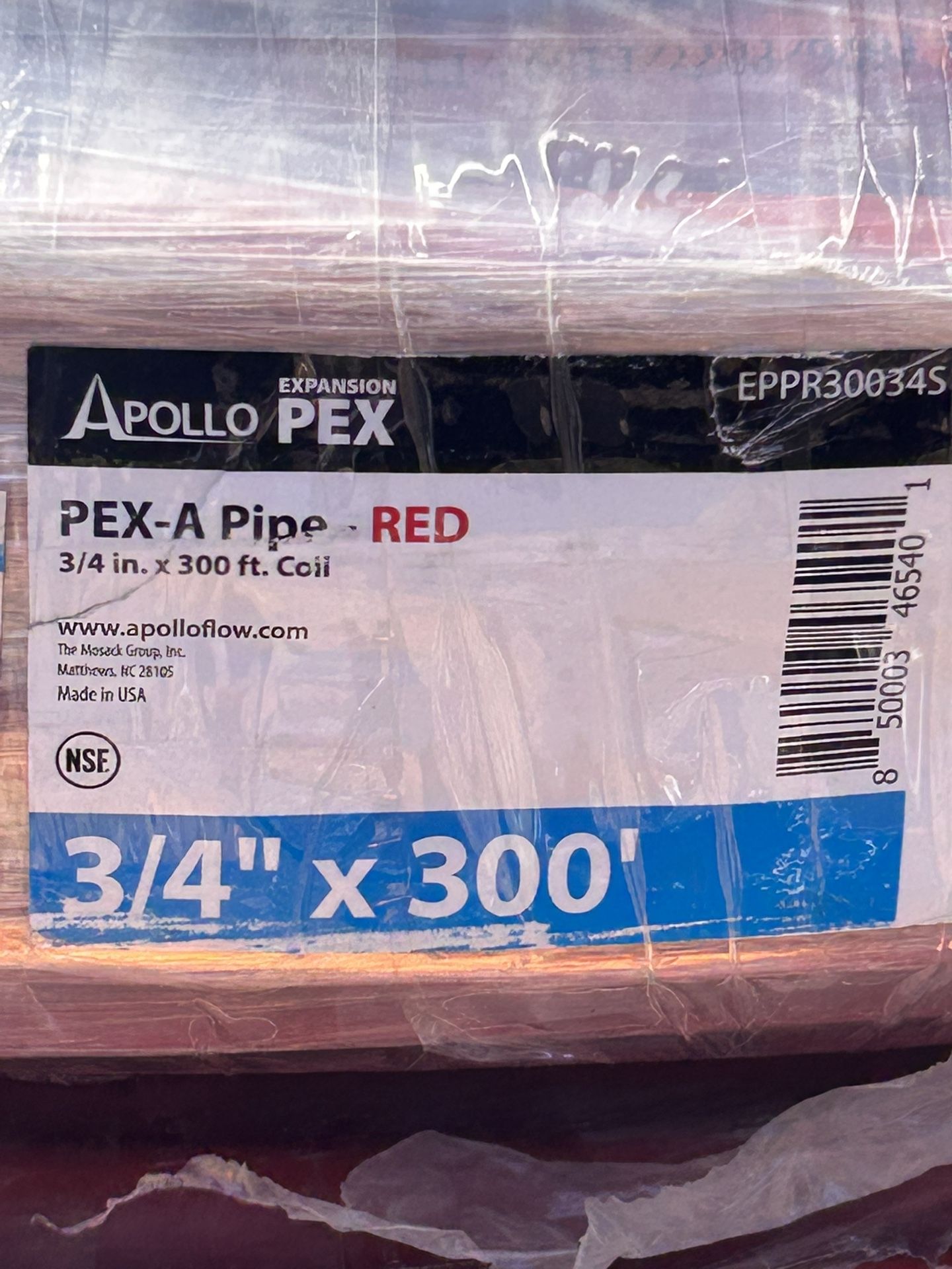 PEX-A pipe 300’ Foot Rolls 2 Available $100