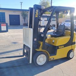 2016 Yale propane gas forklift 5,000 lbs capacity