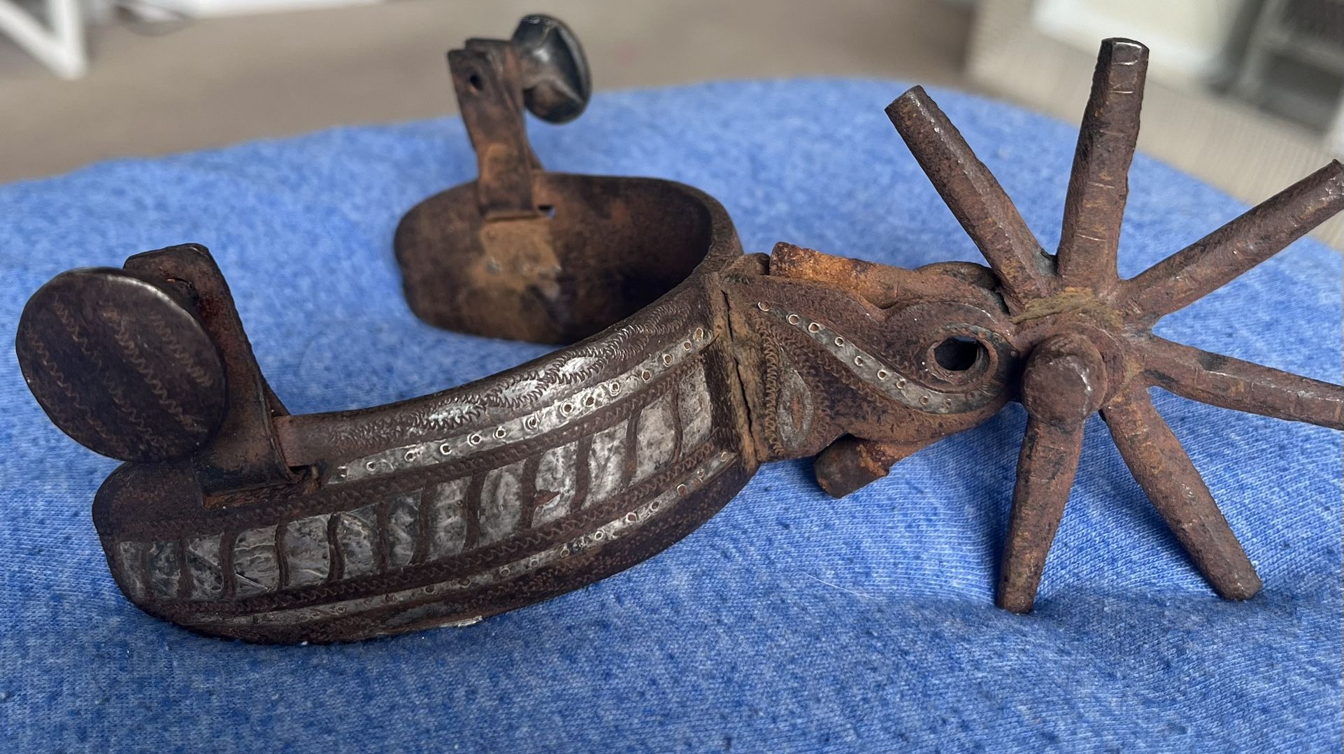 American West Antique Cowboy Spur