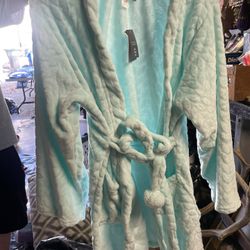 Pj Couture S/M Aqua Robe