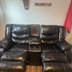 Leather Recliner Like New 