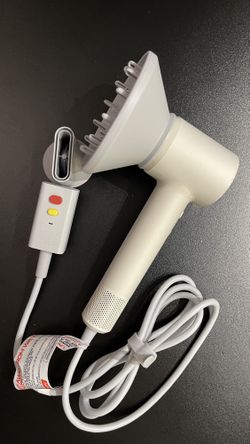 Laifen Hair Dryer with Diffuser and Nozzle – White