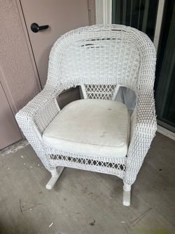 Whicker rocker chairs