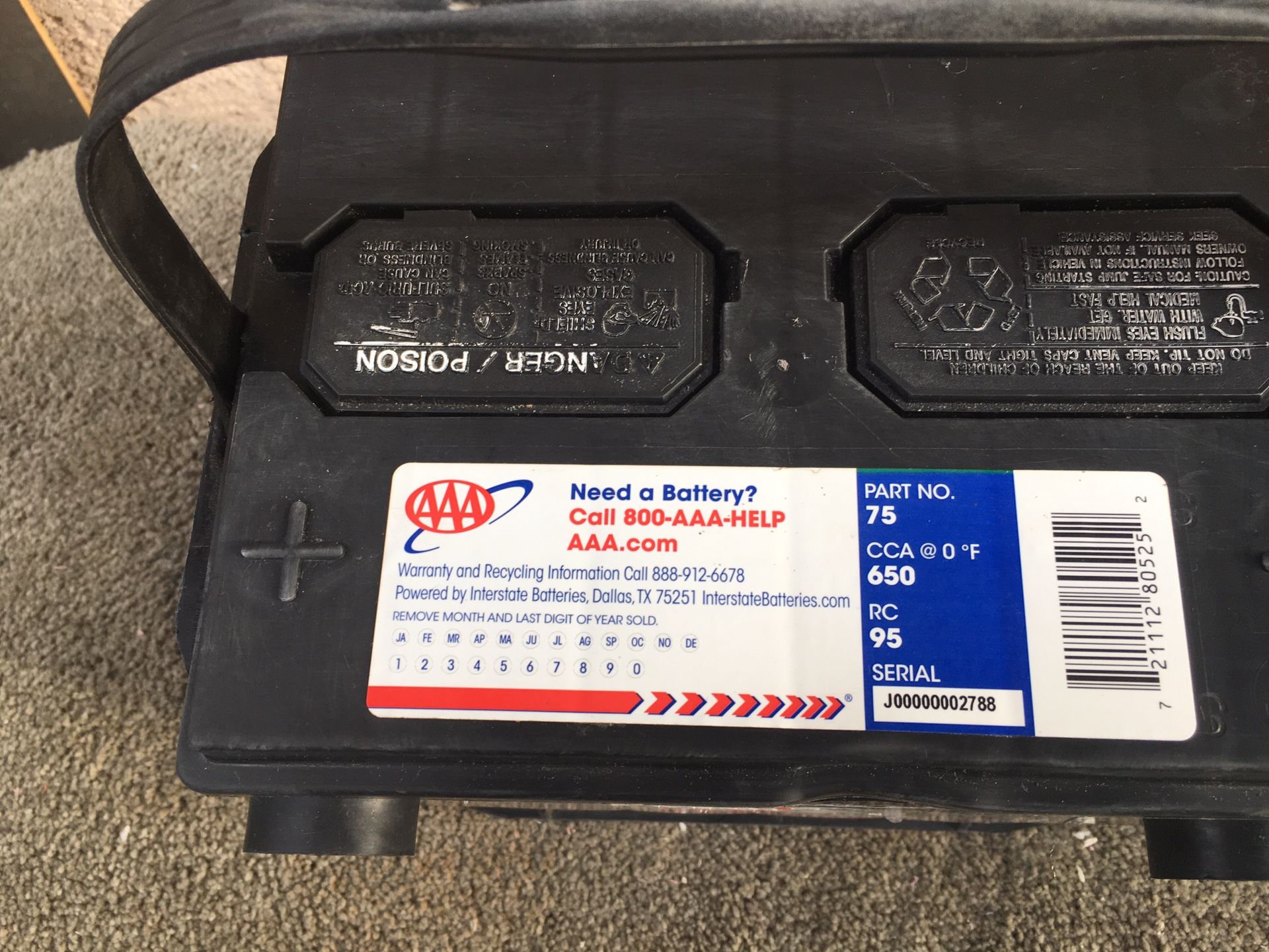 AAA car battery side post for Sale in Bakersfield, CA OfferUp