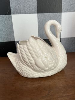 Old Swan Vase Planter