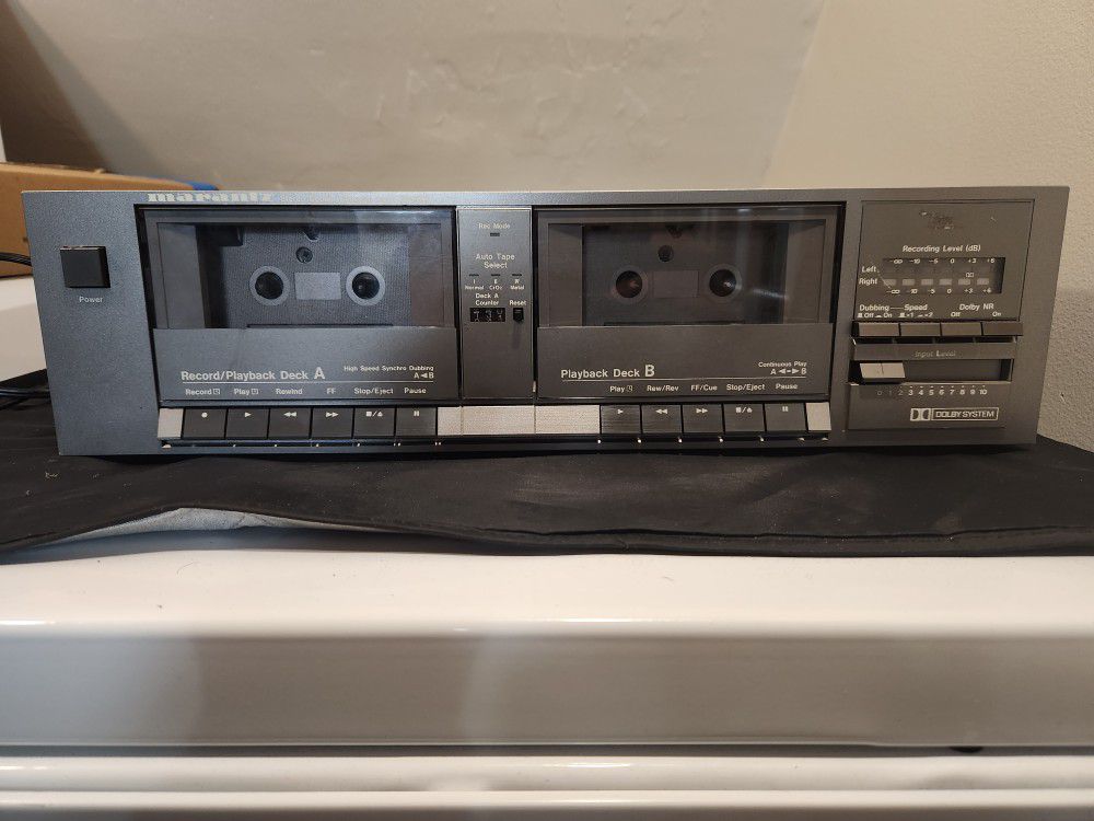 Vintage Dual Tape Deck