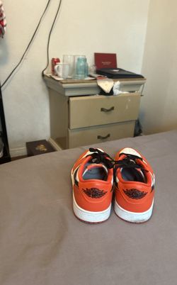 Orange Dunks Size 10