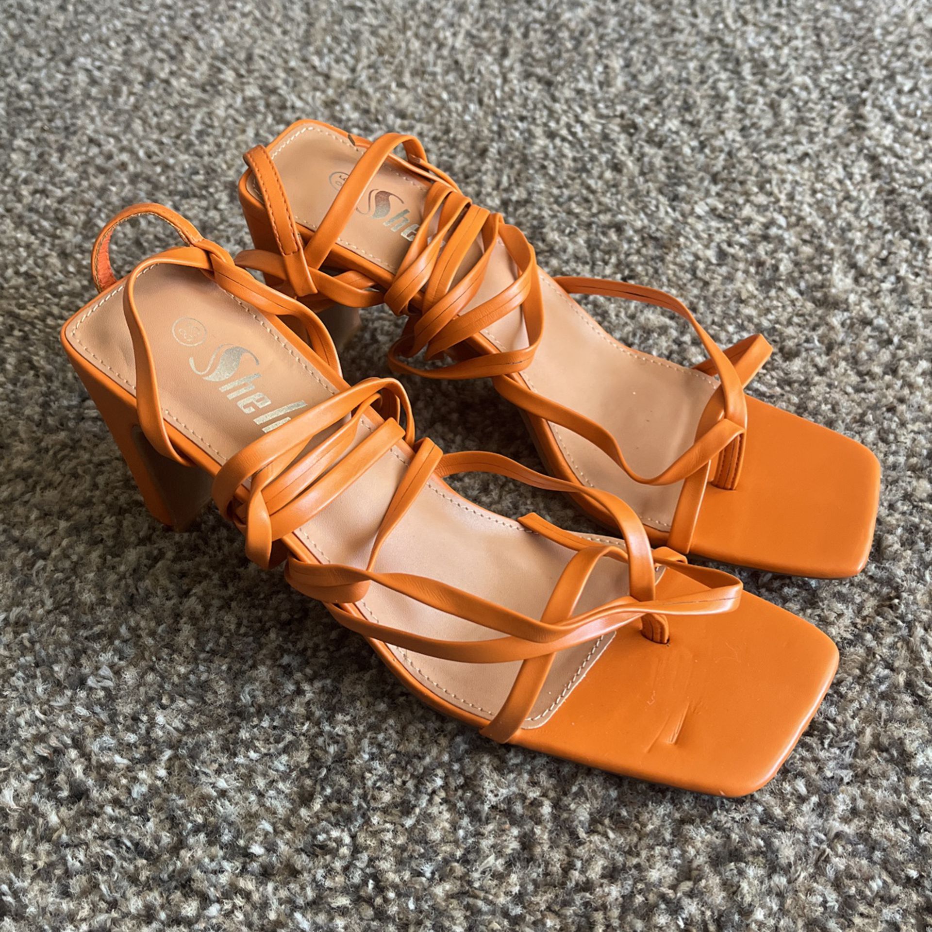 SHEIN Orange Heels