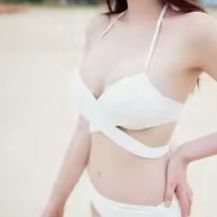 Push Up Body Cover White Sexy Cute Bikini