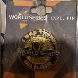 Dodgers World Series Game 1 Pin