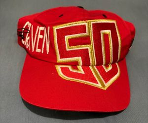 Vintage Ricky Craven #50 BUDWEISER Racing NASCAR Hat! 1998 Red Snapback